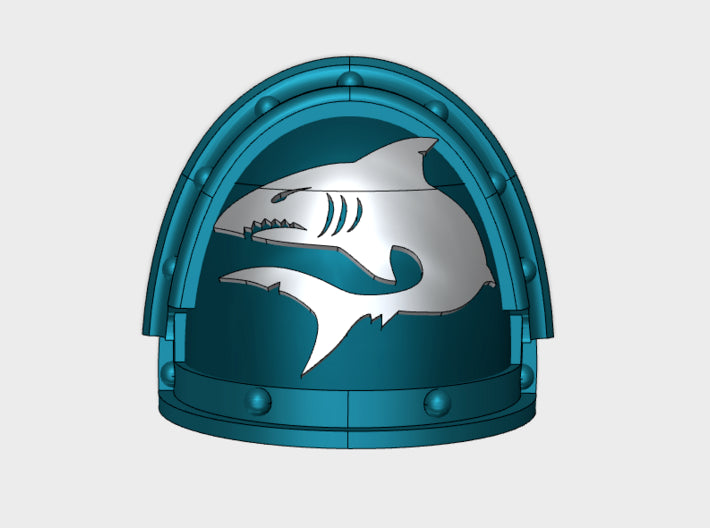 10x Makodons - G:3a Shoulder Pads 3d printed