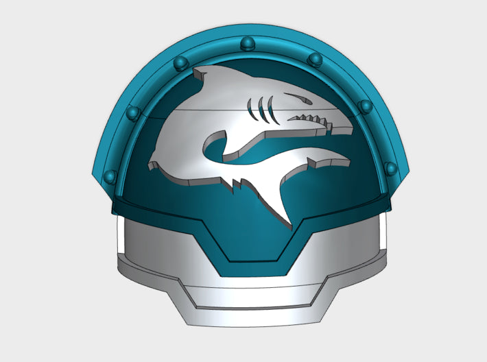 10x Makodons - G:13e Right Shoulders 3d printed