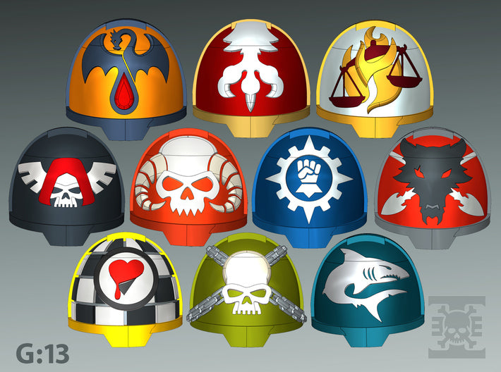 10x G:13 Chapter Origin Set : 02 3d printed