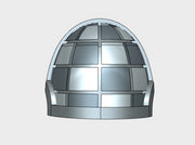 10x Checkerboard - G:10a Left Shoulders 3d printed