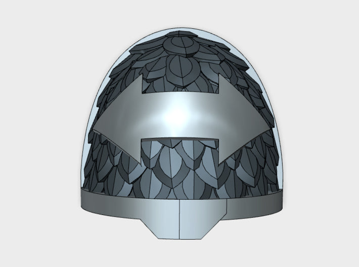 10x Tactical Arrow 2 - G:11v Shoulder Pads 3d printed