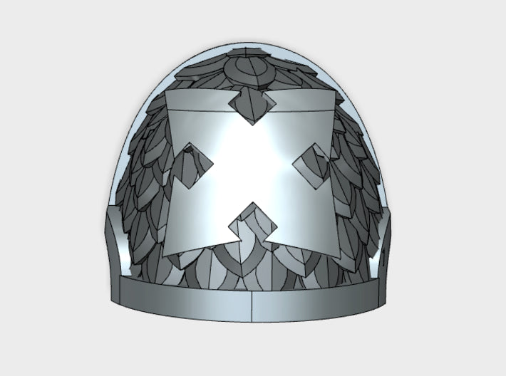 10x Assault 1 - G:10v Left Shoulders 3d printed