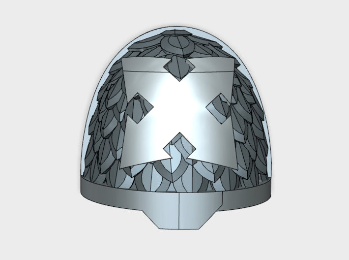 10x Assault 1 - G:11v Shoulder Pads 3d printed