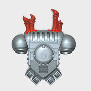 10x Base w/Extra Candles - Prime:1 PACs 3d printed Each Backpacks has candles in unique positions.