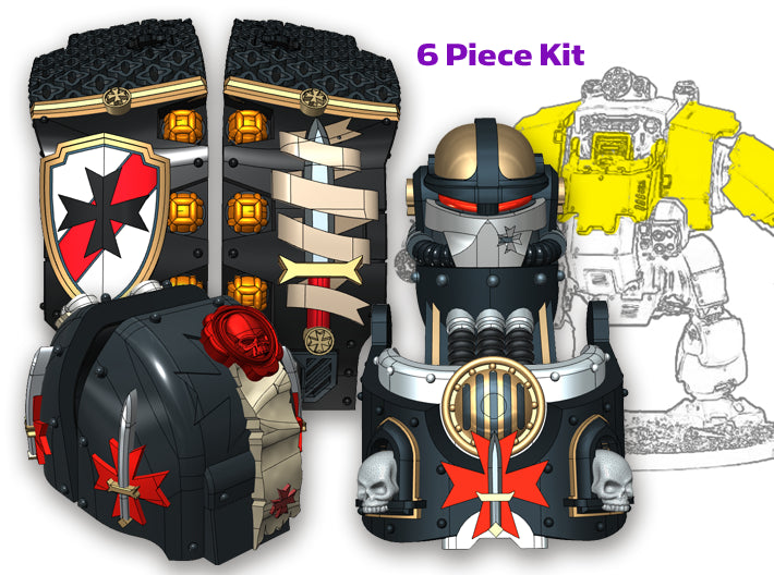 Sword Templars: Full Atlas Pattern Kit 3d printed