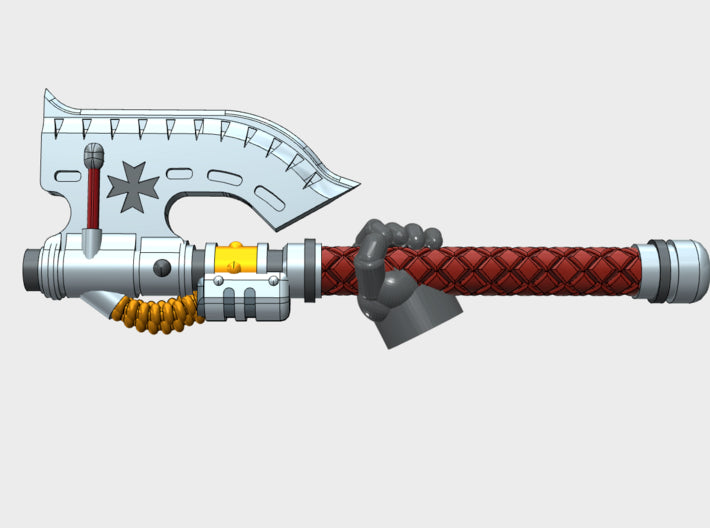 10x Maltese Cross : Left-handed - Rafnyr EnergyAxe 3d printed