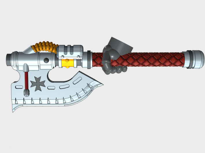10x Maltese Cross: Right-handed - Rafnyr EnergyAxe 3d printed