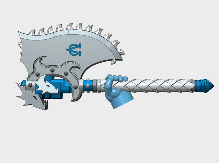 10x Hydra Legion : Left-handed RotoAxe - Lenaeran 3d printed