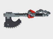 10x Right-handed RotoAxe : Chained Goretran 3d printed
