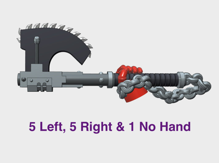 11x RotoAxe : Chained Goretran 3d printed