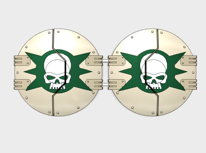 Plague Sun : Sicaran Side Hatches 3d printed