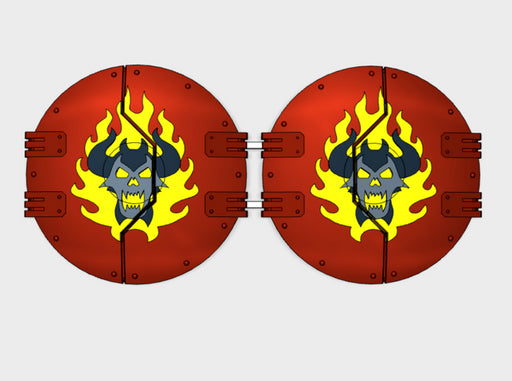 Burning Demon : Sicaran Side Hatches 3d printed
