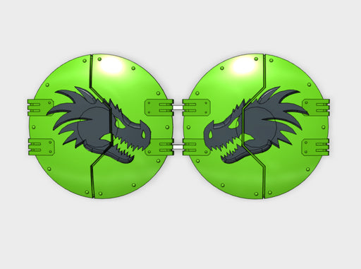 Dragon Head : Sicaran Side Hatches 3d printed