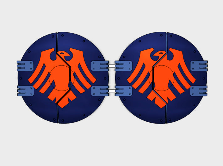 Red Ravens: Sicaran Side Hatches 3d printed