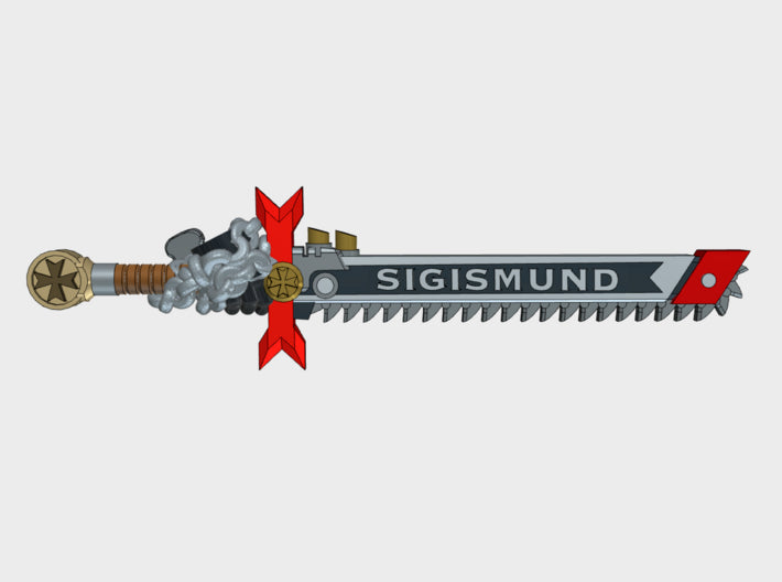 10x Right-handed Roto Sword: Chained Sigismund 3d printed