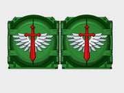 Winged Sword : Mark-1 APC Round Doors 3d printed