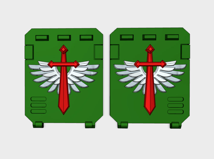 Winged Sword: Standard APC Side Doors 3d printed