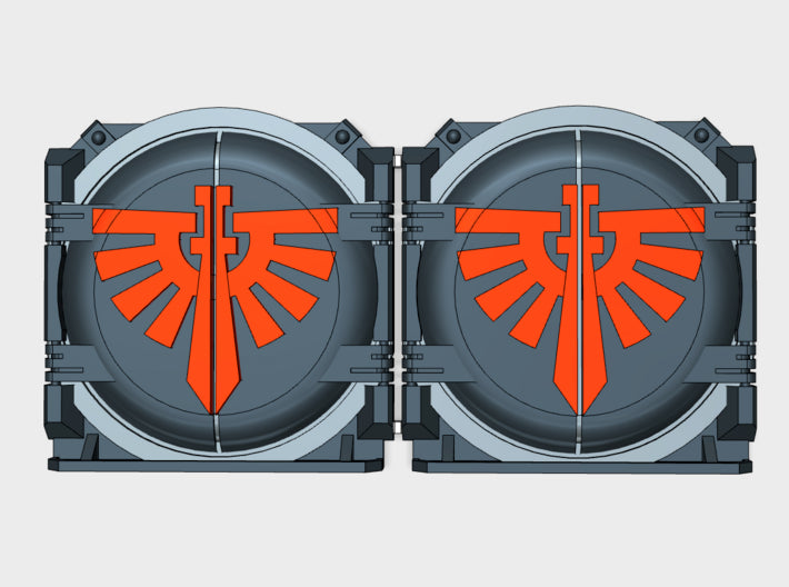 Knight Legion : Mark-1 APC Round Doors 3d printed