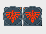 Knight Legion: Mark-2 APC Round Doors 3d printed