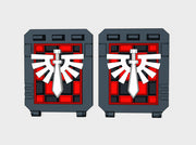 Checkered Knight Legion : Standard APC Side Doors 3d printed