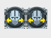 Iron Legion : Mark-1 APC Round Doors 3d printed