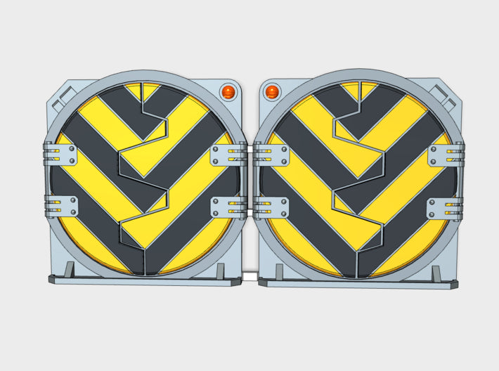 Chevron down : Mark-2 APC Round Doors 3d printed