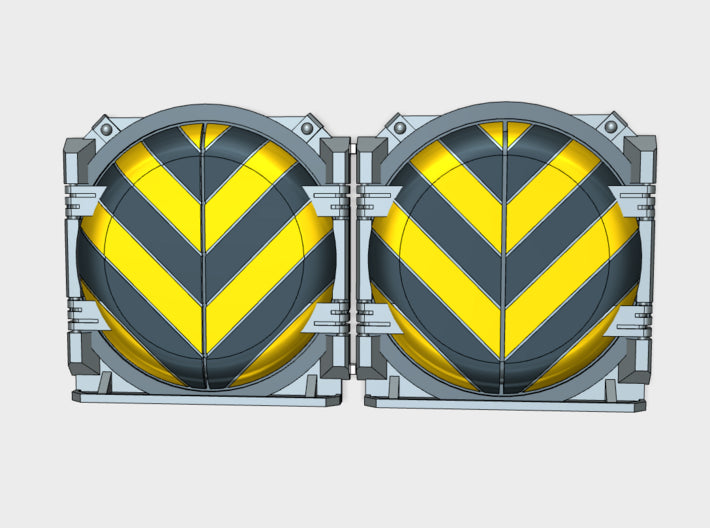 Chevron down : Mark-1 APC Round Doors 3d printed