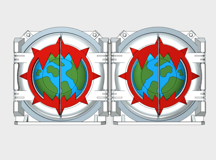 World Wreckers : Mark-1 APC Round Doors 3d printed