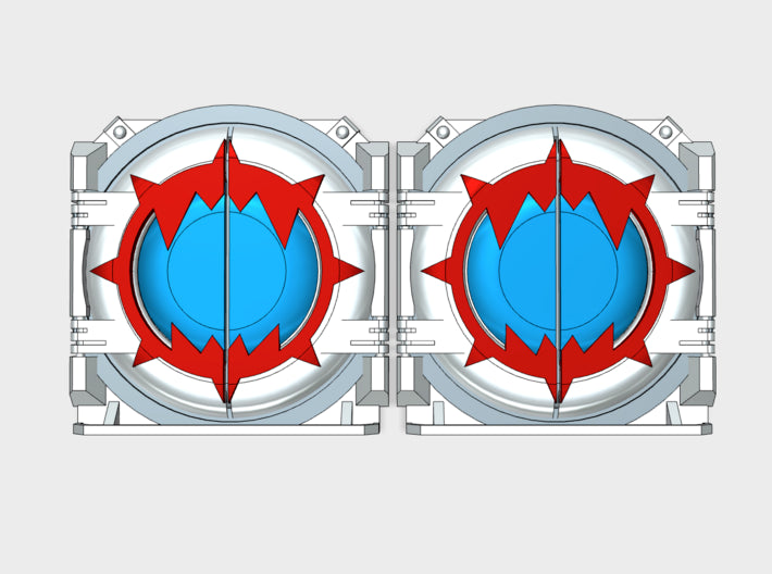 World Wreckers 2 : Mark-1 APC Round Doors 3d printed