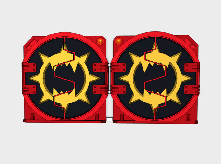 Wrecker Legion : Mark-2 APC Round Doors 3d printed