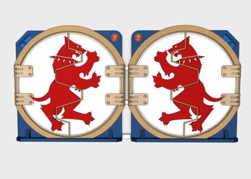 Warhounds : Mark-2 APC Round Doors 3d printed