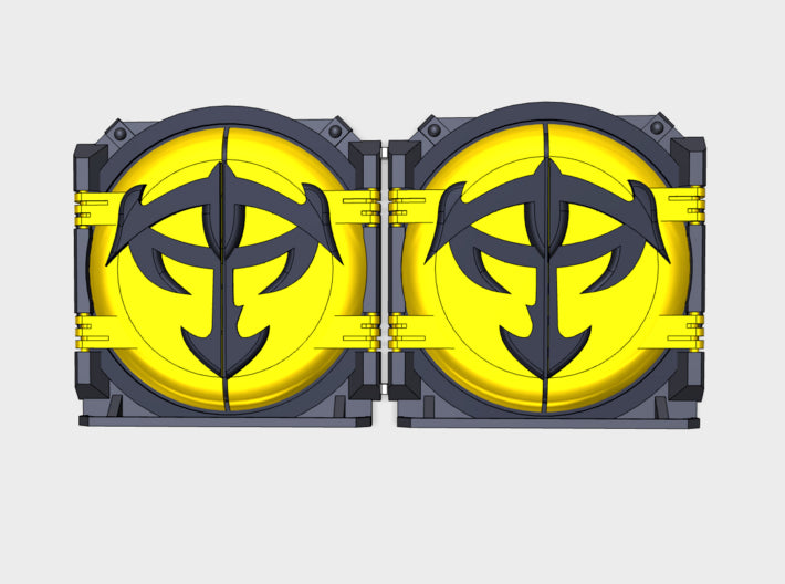 Eye of Chaos : Mark-1 APC Round Doors 3d printed