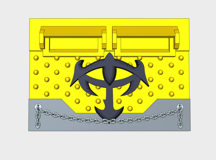 Eye of Chaos : Standard Studded APC Frontplate 3d printed