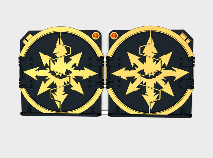 Dark Legion : Mark-2 APC Round Doors 3d printed