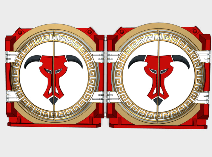 Greek Bull : Mark-1 APC Round Doors 3d printed
