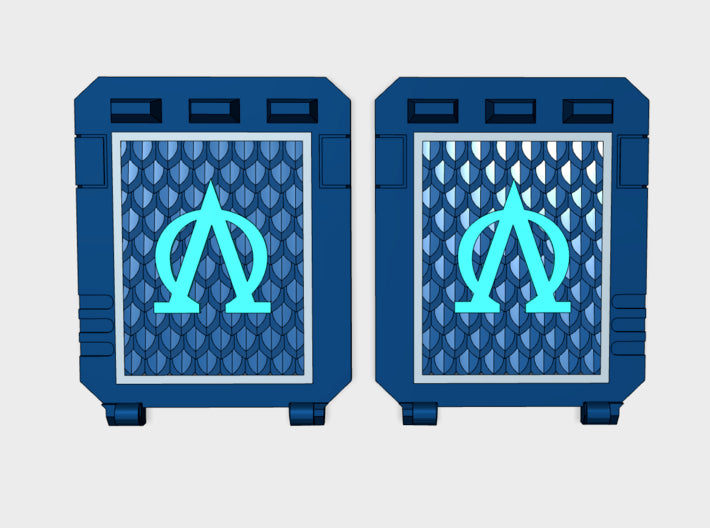 Lambda Omega : Voidscale APC Side Doors 3d printed