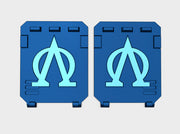 Lambda Omega : Standard APC Side Doors 3d printed