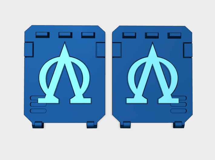 Lambda Omega : Standard APC Side Doors 3d printed