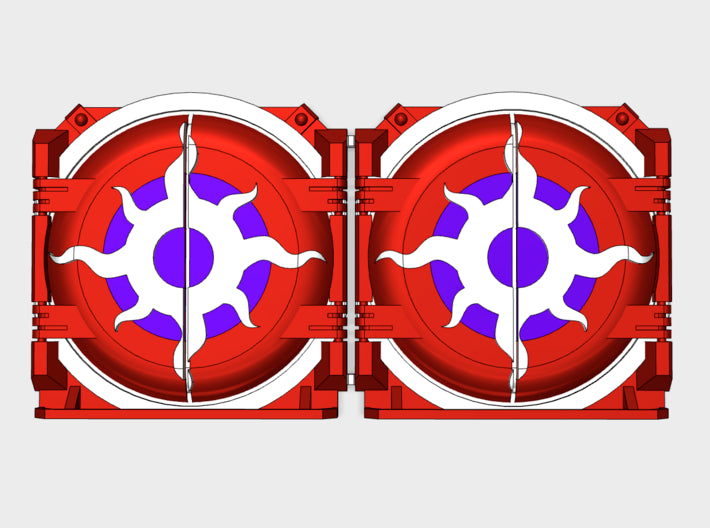 Sorcerer Sun : Mark-1 APC Round Doors 3d printed
