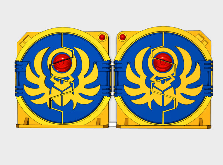Sun Scarabs : Mark-2 APC Round Doors 3d printed
