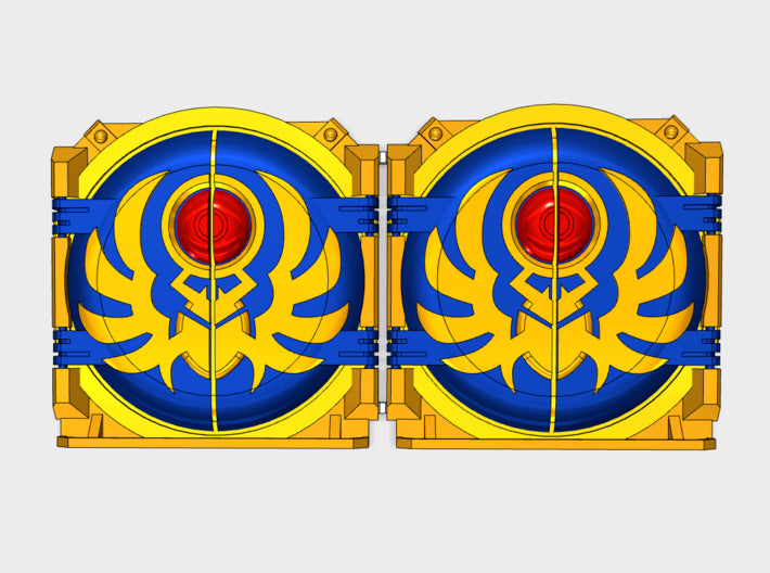 Sun Scarabs : Mark-1 APC Round Doors 3d printed