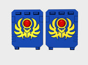 Sun Scarabs : Standard APC Side Doors 3d printed