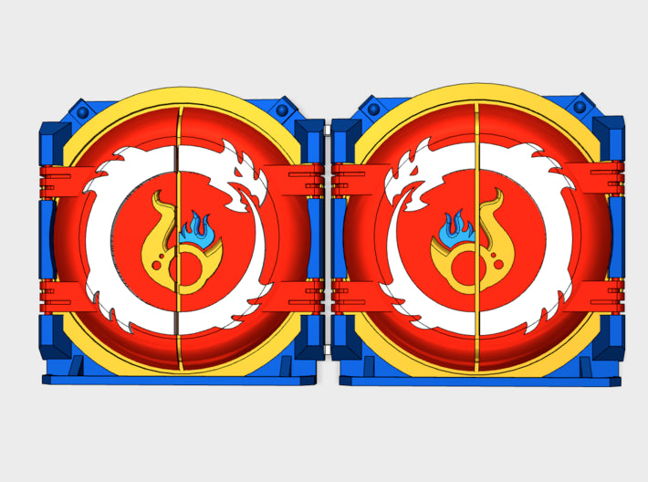 Oroboros : Mark-1 APC Round Doors 3d printed