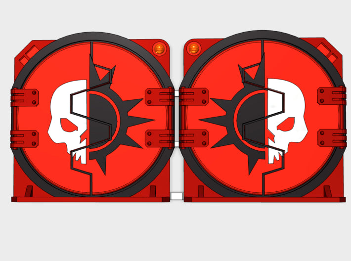 Dusk Raiders : Mark-2 APC Round Doors 3d printed