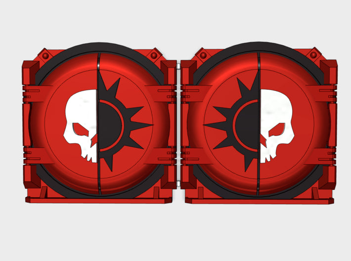 Dusk Raiders : Mark-1 APC Round Doors 3d printed