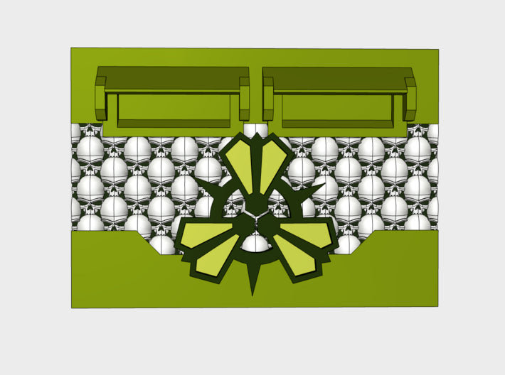 The Purge : Skull Wall Std. APC Frontplate 3d printed