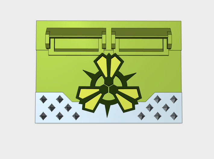 The Purge : Spiked Std. APC Frontplate 3d printed