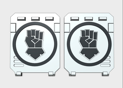 Kings Fist : Standard APC Side Doors 3d printed
