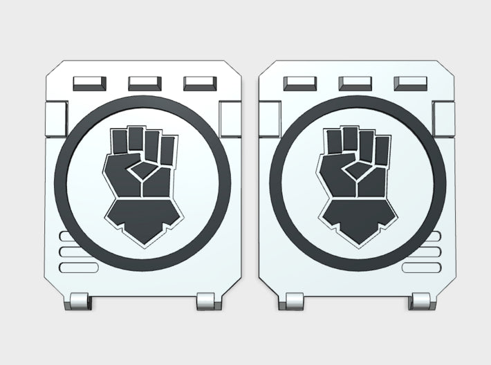 Kings Fist : Standard APC Side Doors 3d printed