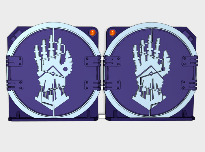 Cybornauts : Mark-2 APC Round Doors 3d printed